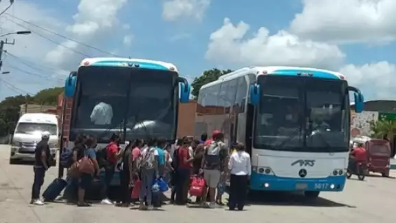 Se reportó un aumento del 30% en la venta de boletos de autobus Se reportó un aumento del 30% en la venta de boletos de autobus