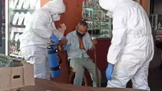 Victoriano señaló que sentía dificultad para respirar, mientras se encontraba en el mercado principal.