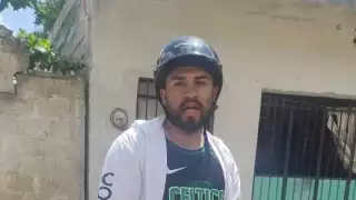 El sujeto fue llevado ante las autoridades de Migración.