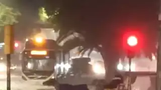 La noche de este martes se registraron varias afectaciones en la ciudad de Guadalajara por la fuerte lluvia