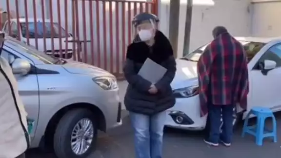 Ana Martin ya fue vacunada contra el coronavirus Ana Martin ya fue vacunada contra el coronavirus