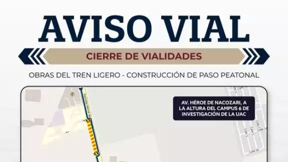 Autoridades exhortan a manejar con precaución por modificaciones en Autoridades exhortan a manejar con precaución por modificaciones en