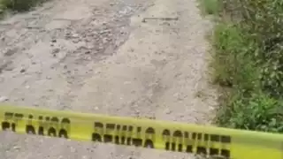 Aquí se halló al hombre fallecido