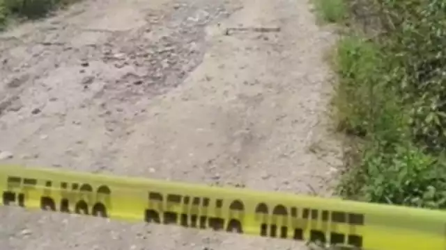 Aquí se halló al hombre fallecido