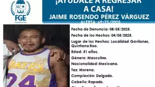 Activan ficha de búsqueda de Jaime Rosendo, secuestrado en el poblado Gavilanes de José María Morelos