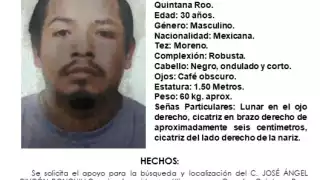 La FGE pide a la ciudadanía comunicarse al número 998 8817150 ext. 2169 en caso de contar con alguna pista de su paradero