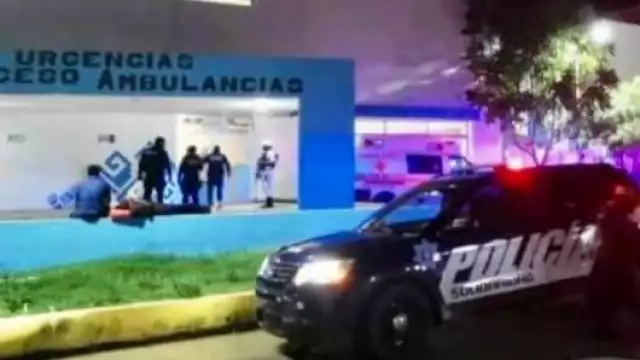 La mujer fue trasladada en un vehículo privado