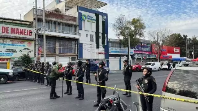Una fuerte balacera se vivió este martes en la alcaldía Iztacalco