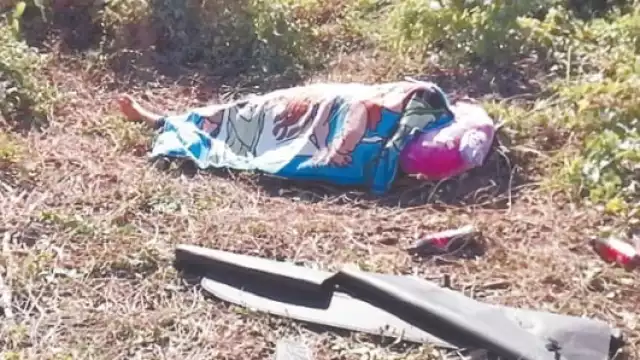 La occisa viajaba junto a sus familiares