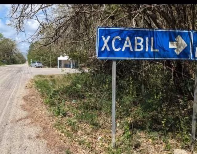 Los ladrones llegaron a la comunidad de Xcabil en un mototaxi.