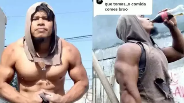 Albañil mexicano se viraliza por su increíble figura