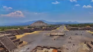 Balacera en Teotihuacán: sujeto armado dispara desde la Pirámide de la Luna: se reportan dos muertos