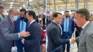 Este encuentro fue previa a la inauguración del AIFA