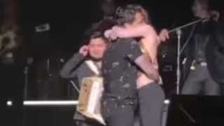 Belinda acudió al concierto de Nodal en Las Vegas