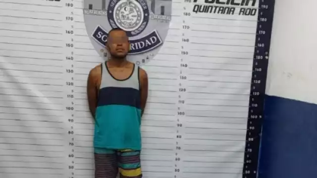 El sujeto identificado como Aldo "N" y fue puesto a disposición de las autoridades correspondientes