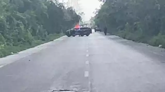 Se presume que quien hizo el reporte fue un ciclista que circulaba por la zona