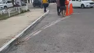 Los vecinos quitaron los conos para dejar libre tránsito en la zona