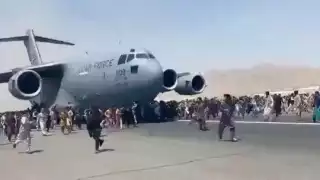 Pánico y caos en el Aeropuerto de Kabul