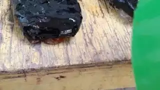 Elementos policiales del Cereso procedieron a asegurar el recipiente junto a la licencia de conducir