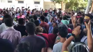 Carlos Caraveo, director de Seguridad Pública en Tulum llegó a dialogar con ellos