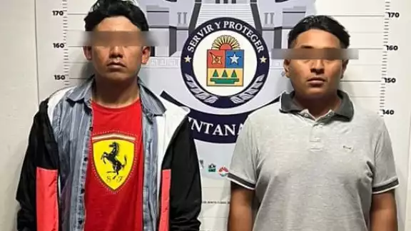 Tras ser detenidos, ambos sujetos fueron puestos a disposición de la autoridad correspondiente