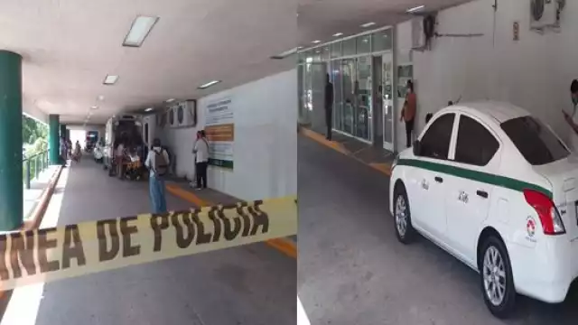 Dos taxistas llegan al hospital del IMSS 510 tras ser heridos con proyectil de arma de fuego