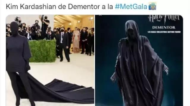 Kim sorprendió a todos los presentes en la gala