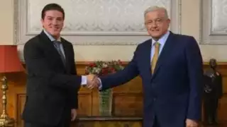 El presidente mostró su apoyo al gobernador de Nuevo León