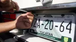 Durante el mes de agosto continuarán con el reemplacamiento en Yucatán
