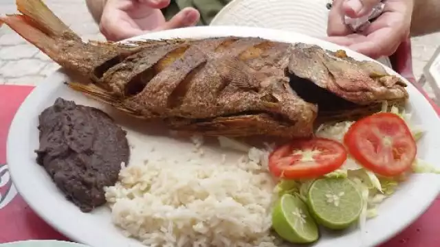 Pescado frito una ricura del sureste