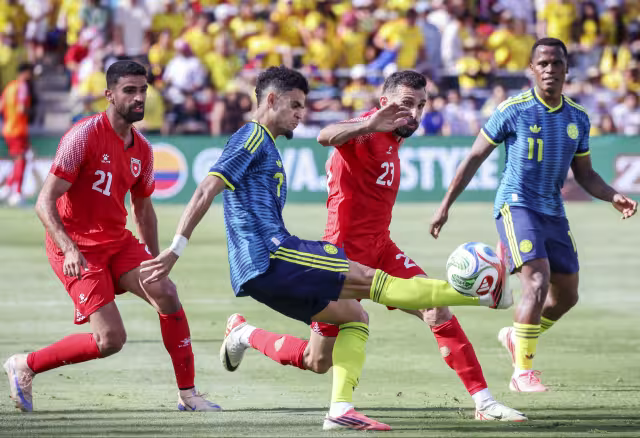 Colombia derrotó por 2-0 a su similar de Jordania y llega bien al Mundial.