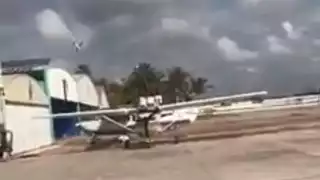 El accidente aéreo se produjo alrededor de las 11 horas