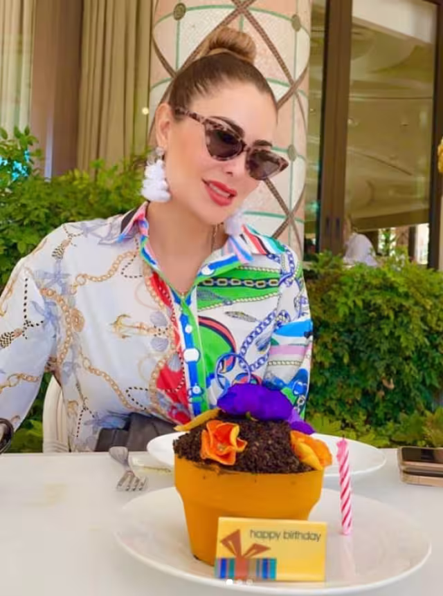 La cantante comenzó su celebración de cumpleaños en un casino de Las Vegas