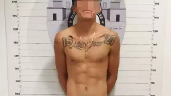 El sujeto fue trasladado a la Secretaría de Seguridad Pública, para realizar los trámites correspondientes