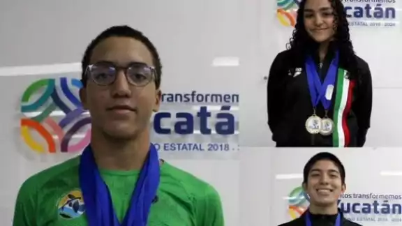 Yucatecos consiguen medallas de oro en Campeonato Centroamericano y del Caribe de Natación 2022