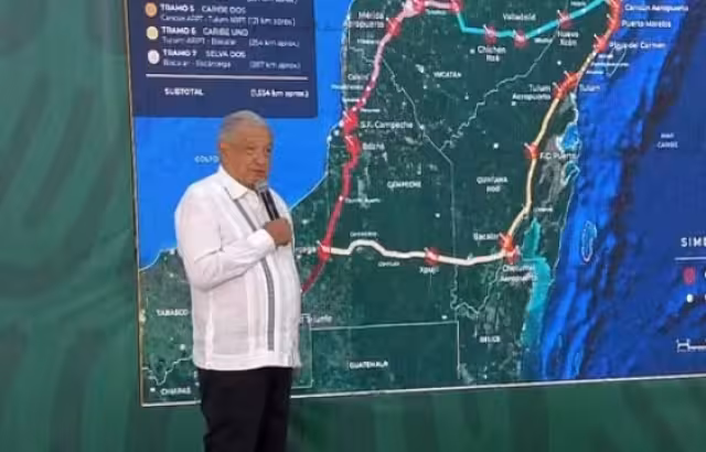 AMLO dormirá en Mérida este viernes para iniciar su recorrido mañana sábado hasta Cancún, Quintana Roo
