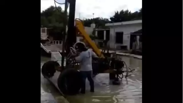 A cinco días del paso del Huracán Delta, las afectaciones continúan en esta comisaría. Foto: Mauricio Vila