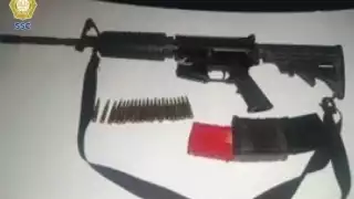 El sujeto utilizó un arma larga en el ataque