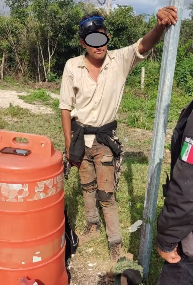 Informó que se había quitado del puerto de progreso y había llegado en aventón hasta el periférico Mérida-Valladolid