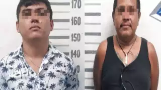 Los detenidos y la droga fue asegura y puesta a disposición de la FGE de Quintana Roo