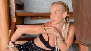 La cubana mostró que sí sabe divertirse