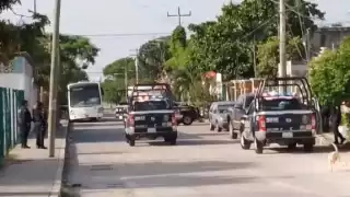 La Policía Quintana Roo acordonó el área y se espera la llegada de elementos periciales