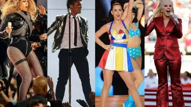 Artistas de talla mundial han desfilado por el show de medio tiempo del Super Bowl que era organizado por Pepsi