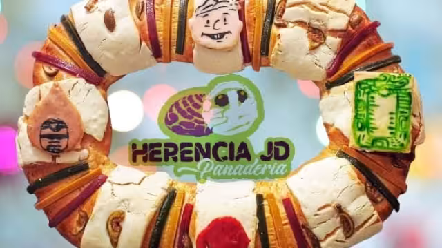 Crean Rosca de Reyes inspirada en AMLO y Claudia Sheinbaum