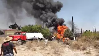 La explosión se registró la tarde de este martes. Foto: Twitter