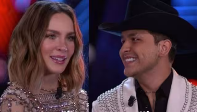 Christian Nodal defiende a Belinda de los ataques en redes sociales
