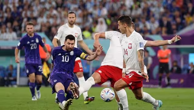 Argentina y Polonia se enfrentaron en Qatar 2022