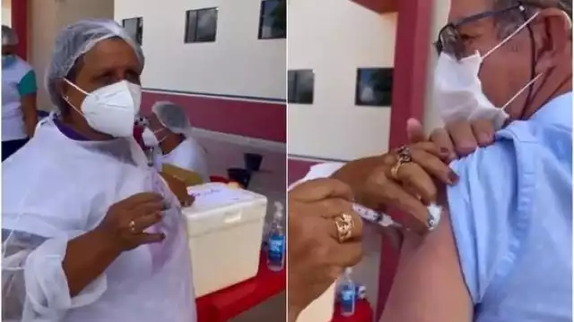 Acusan a enfermera de reutilizar jeringas en vacunación contra COVID-19