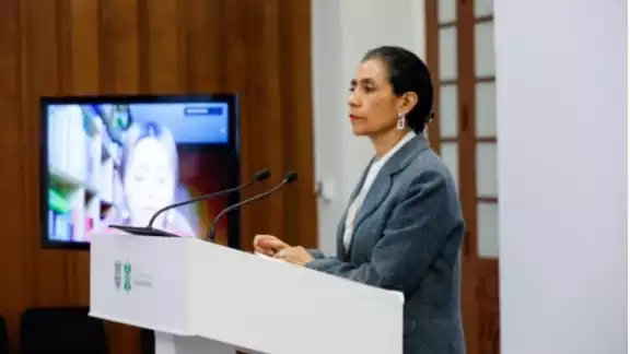 Oliva López mencionó que ómicron no ha superado a Delta en la capital nacional. Foto: Gobierno de la CDMX Oliva López mencionó que ómicron no ha superado a Delta en la capital nacional. Foto: Gobierno de la CDMX
