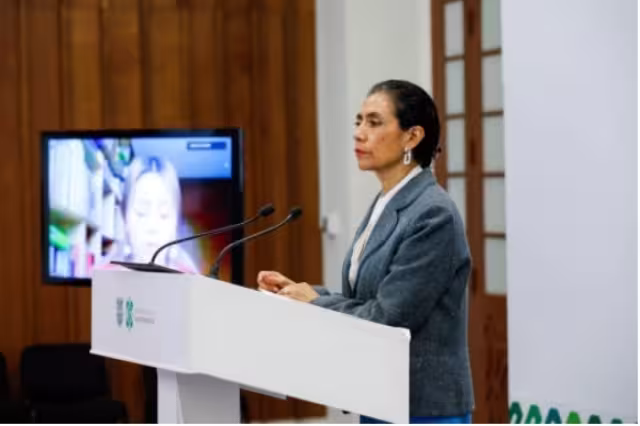 Oliva López mencionó que ómicron no ha superado a Delta en la capital nacional. Foto: Gobierno de la CDMX